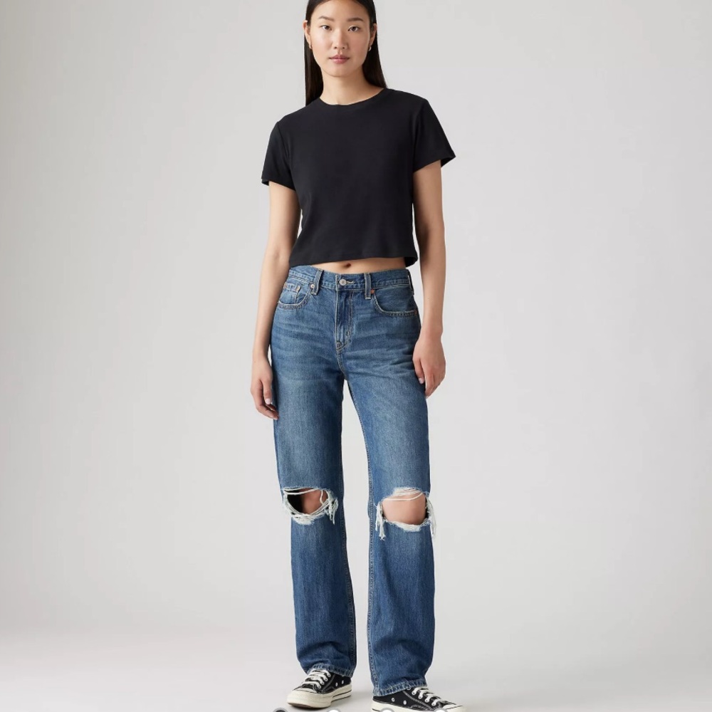 Levi’s Low Pro Women’s Jeans, size 30, mid rise, straight leg, 90s fit